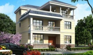 农村自建房三层效果图 农村自建房三层效果图