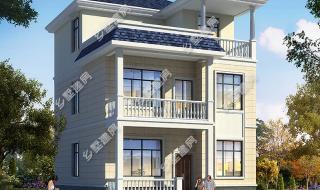 农村自建房三层效果图 农村自建房三层效果图